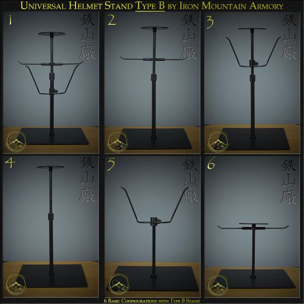 Universal Helmet Stand B by Iron Mountain Armory