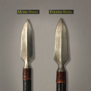 Differences between Mono Steel and Folded Steel Samurai Arrowheads by Iron Mountain Armory