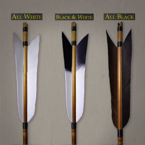 Fletched Arrow Feather Dye Option for Traditional Samurai Arrows