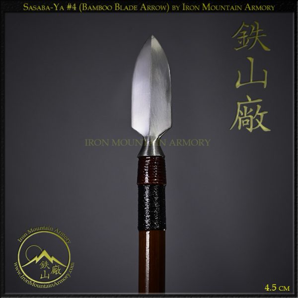 Sasaba-Ya 4 Bamboo Blade Arrow by Iron Mountain Armory