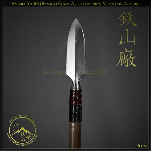 Sasaba-Ya 6 Bamboo Blade Arrow by Iron Mountain Armory