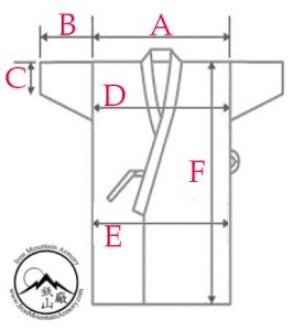 Kimono Sizing Chart