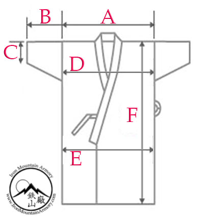 Juban Sizing Chart