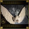 Hand Carved Wooden Tengu Crest by Iron Mountain Armory