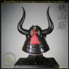 Wooden Horn Samurai Warrior Helmet Zunari