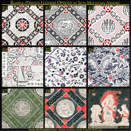 Egawa (Printed Leather) for Samurai Armor