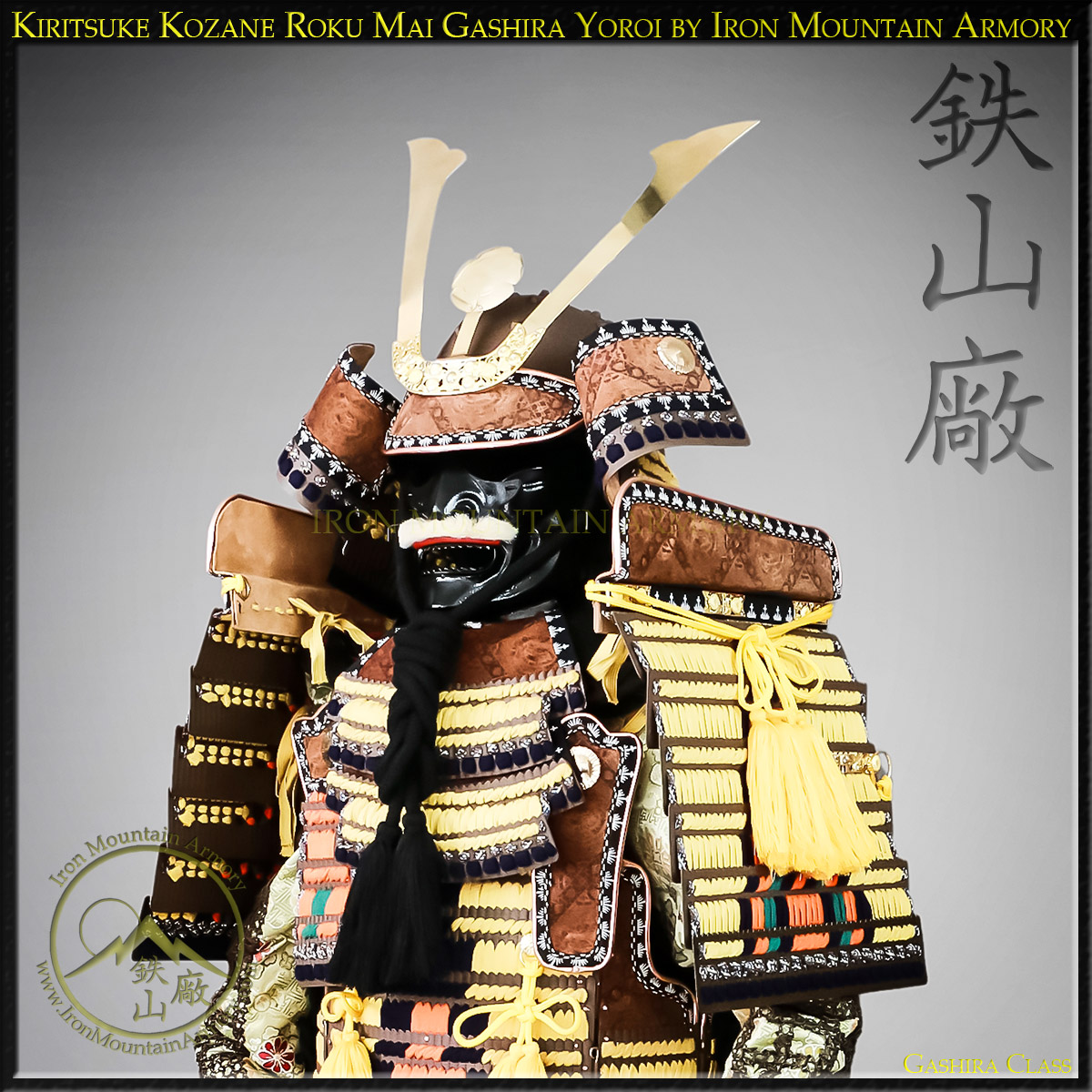 Kiritsuke Kozane Roku-Mai Gashira Samurai Armor